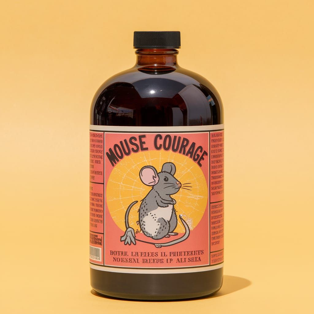 Surrealist Bottles in a Pop Art Aesthetic