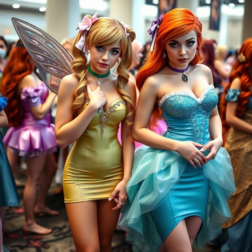 Hyper Realistic Disney Princess Cosplay with Sultry Styles