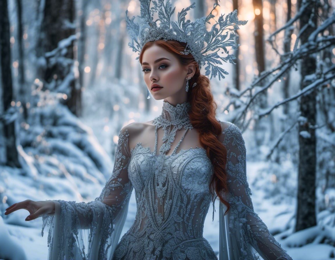 Ethereal Forest Beauty in Enchanted Winter