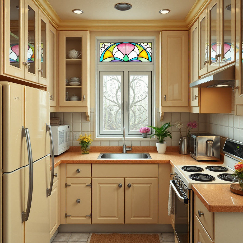 Photorealistic 1980s American Fantasy Kitchen