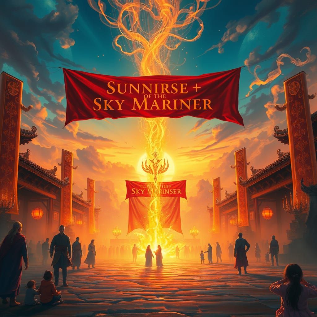 Sunset Celebration of Sky Mariner with Magical Energy