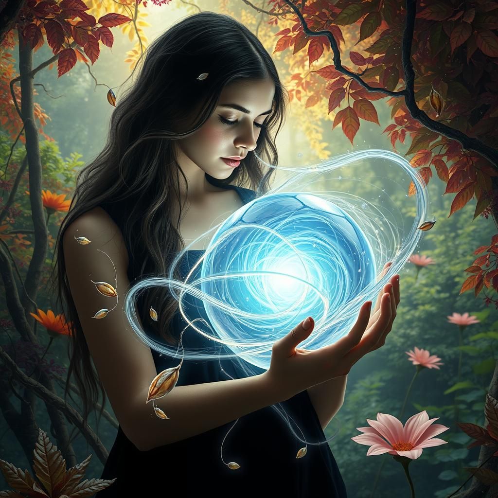 Ethereal Orb: Nurturing Nature's Essence