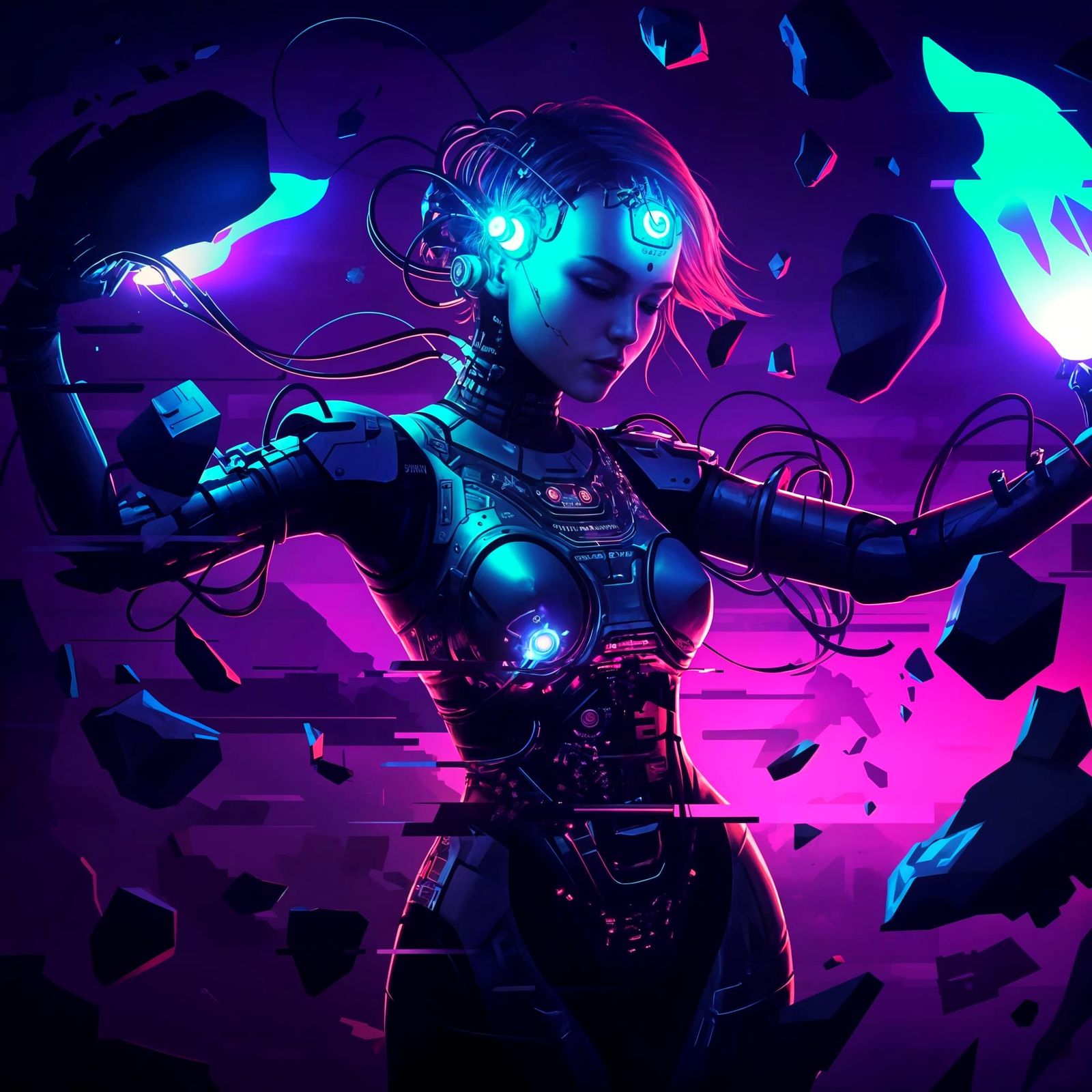 Psychpunk Dreamscapes: Mind Control in Dystopian Glitch Art