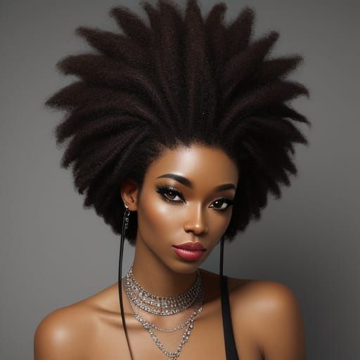 Afro Textures in Vibrant Color