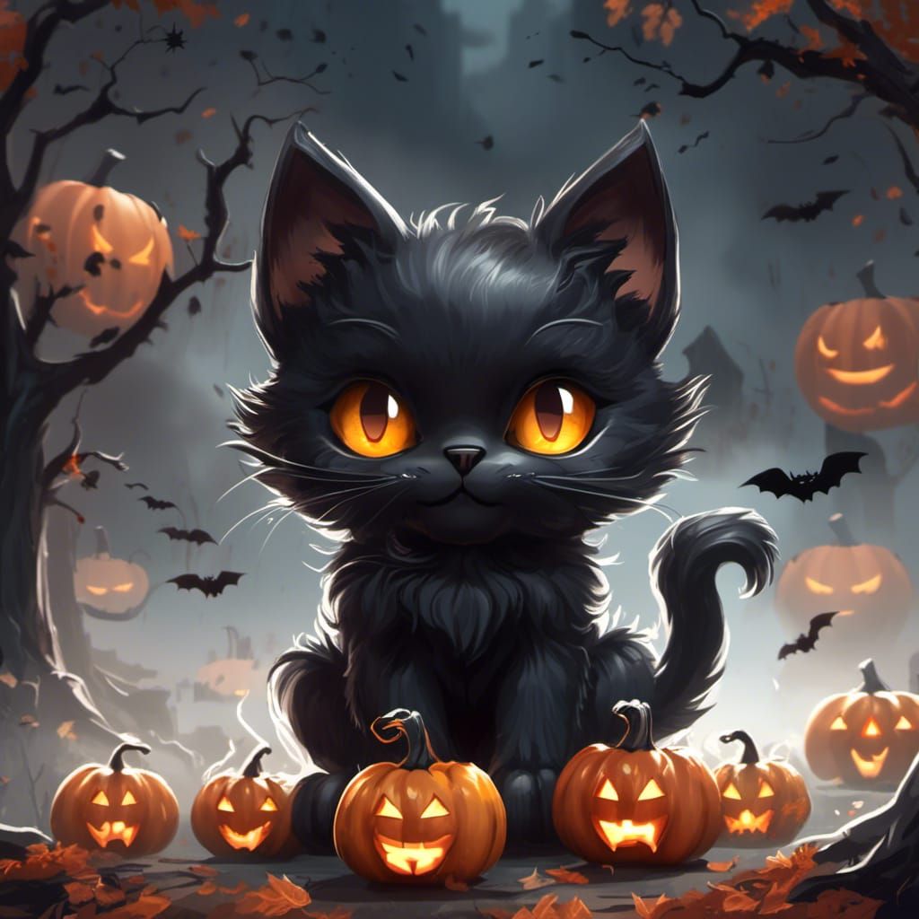 All hallows Kitten