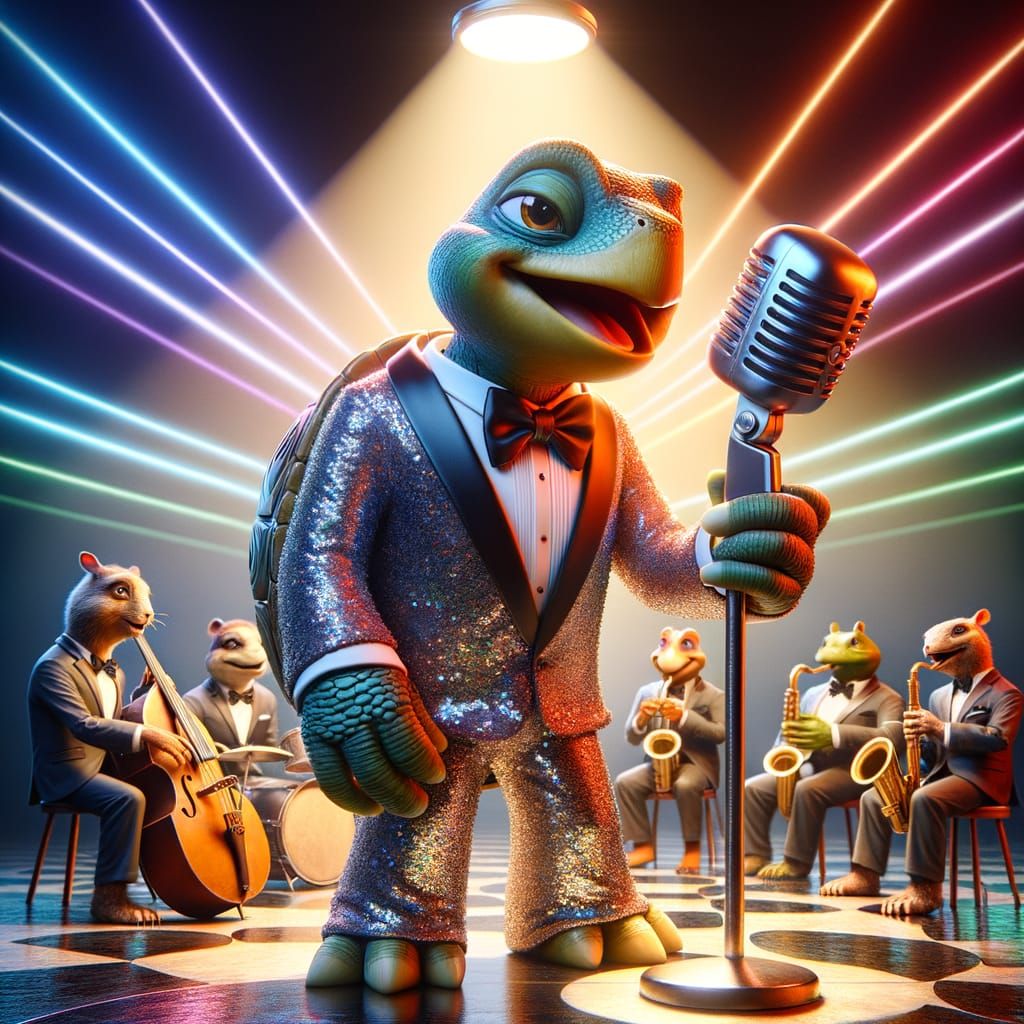 Jasper the Singing Turtle and the Swingin' Animal Band