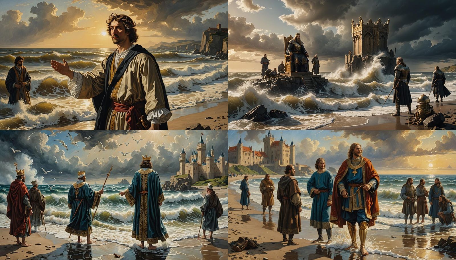 King Canute and the Tide: A Humbling Lesson