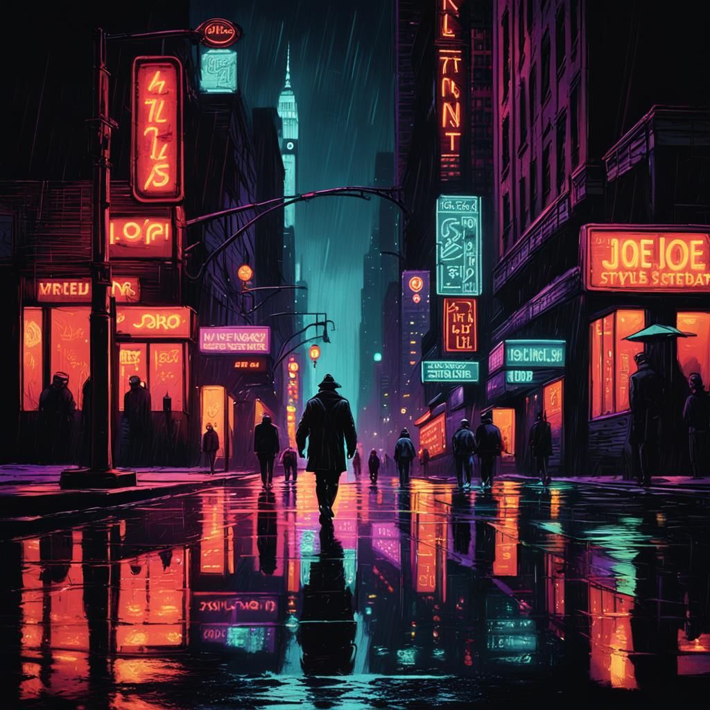 Little Joe Walks the Gritty Streets of New York