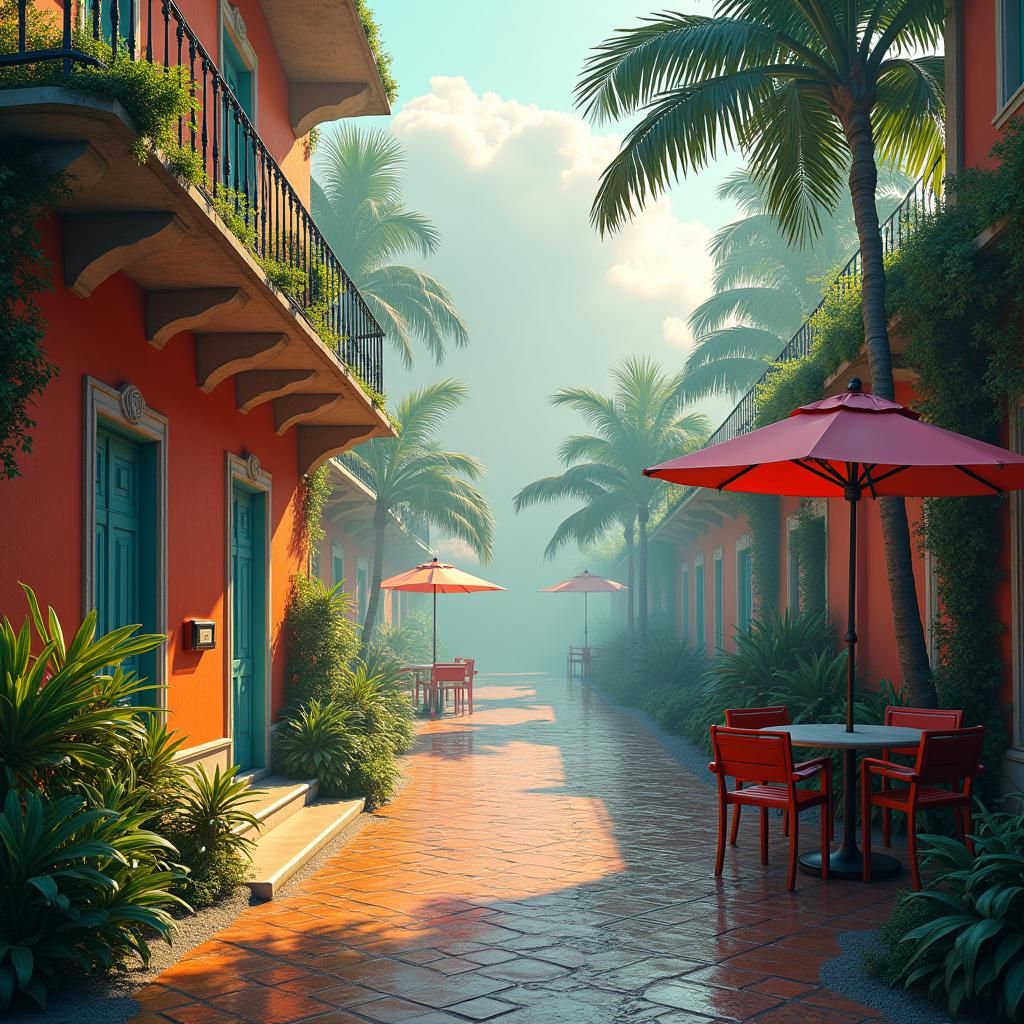 Tropical Realism in Rich Fantasy Concept Art