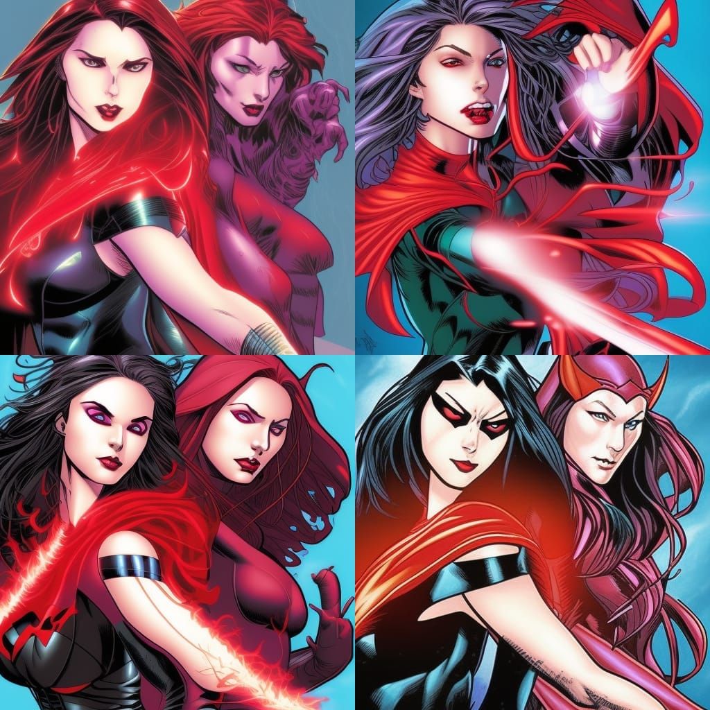 Epic Anime Fight: Two Sorceresses Duel