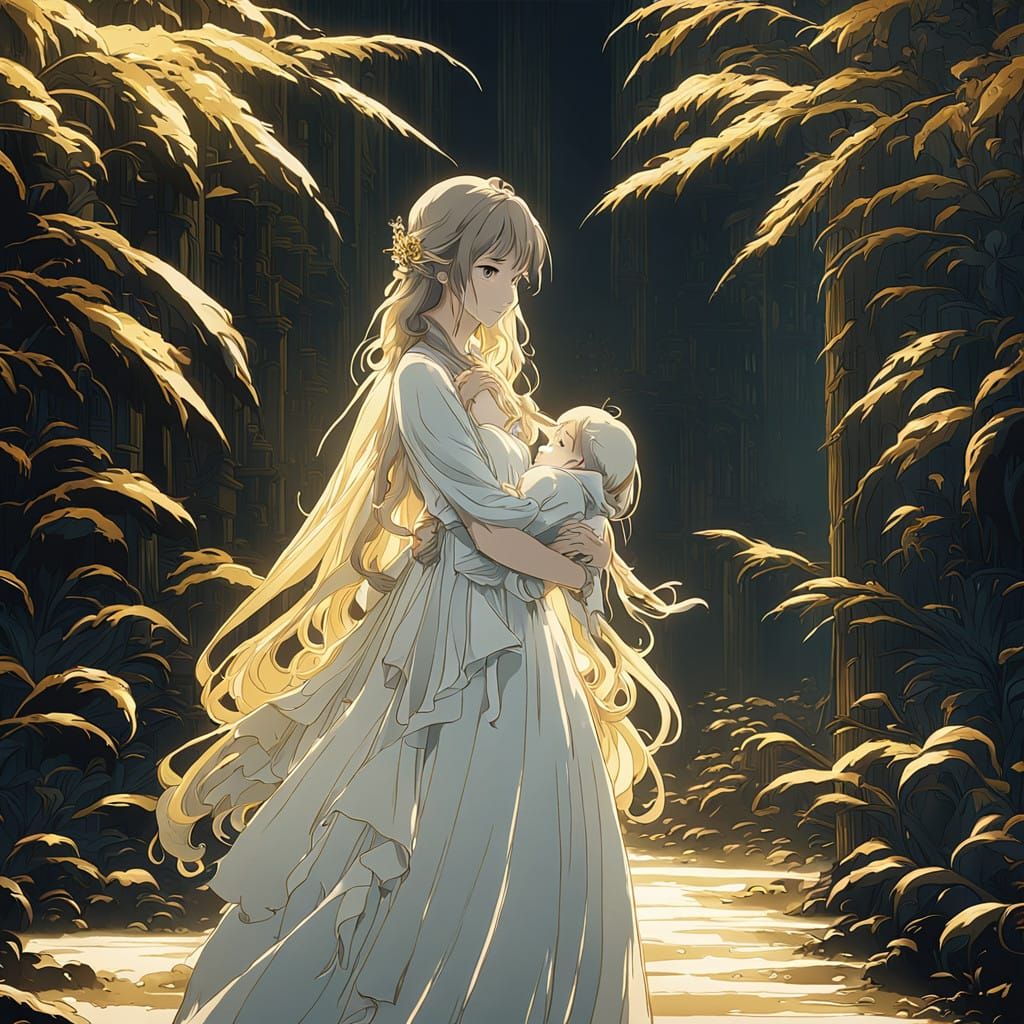 Tender Whispers of Childhood Wonder in Dreamlike Harmony