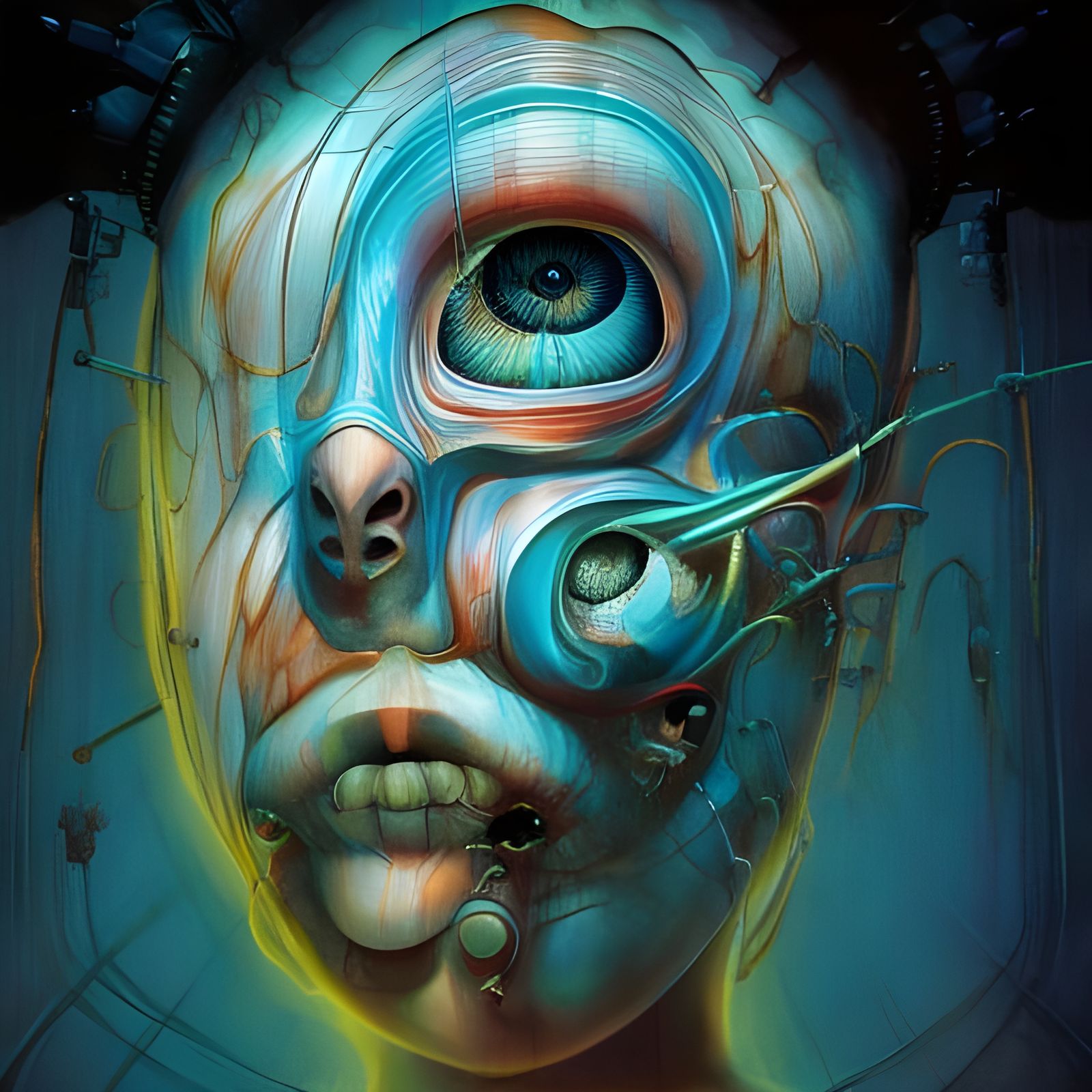 Biopunk Portrait Inspired by Tsang, Dillon, and McKean