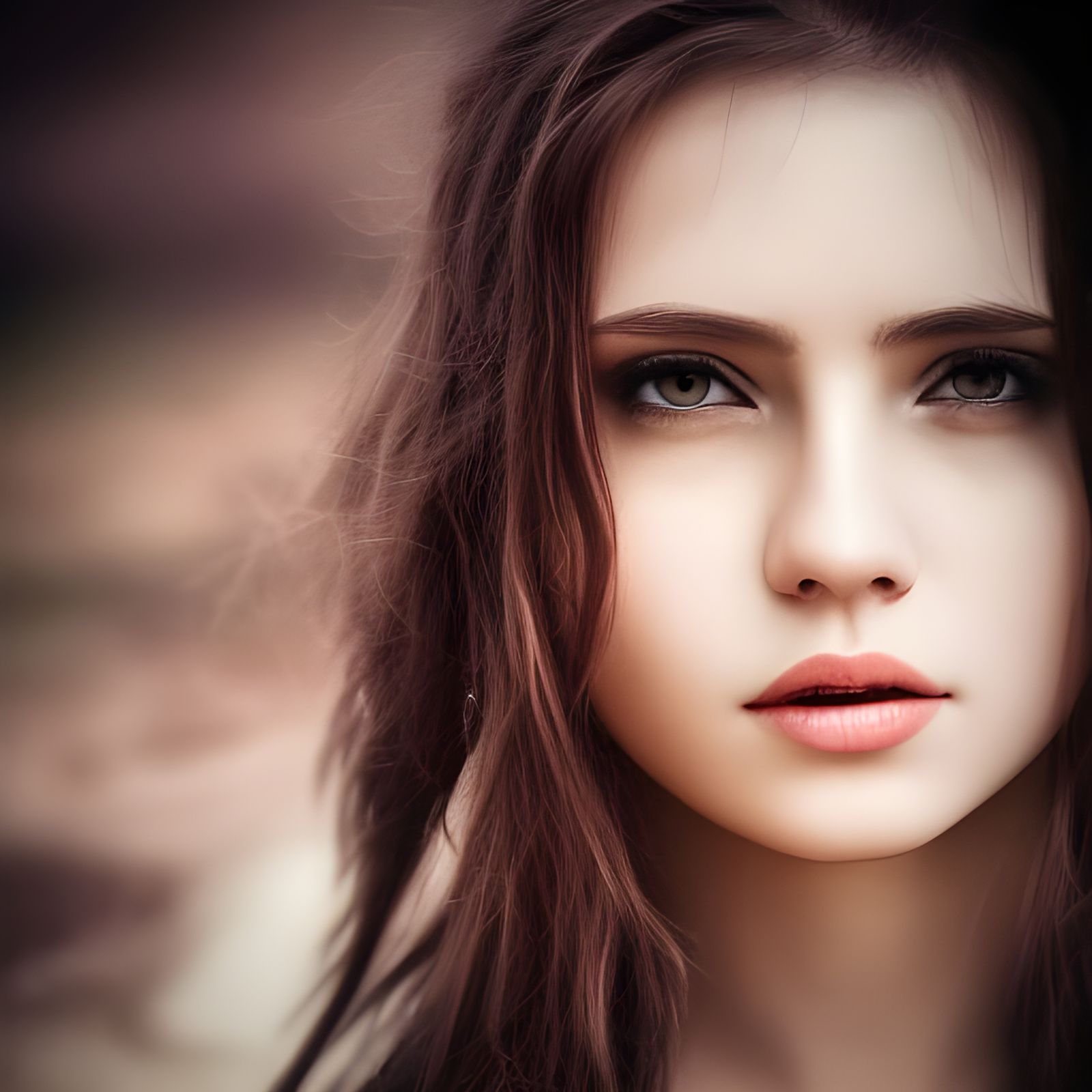 Beautiful Girl in 3D Cinematic Style