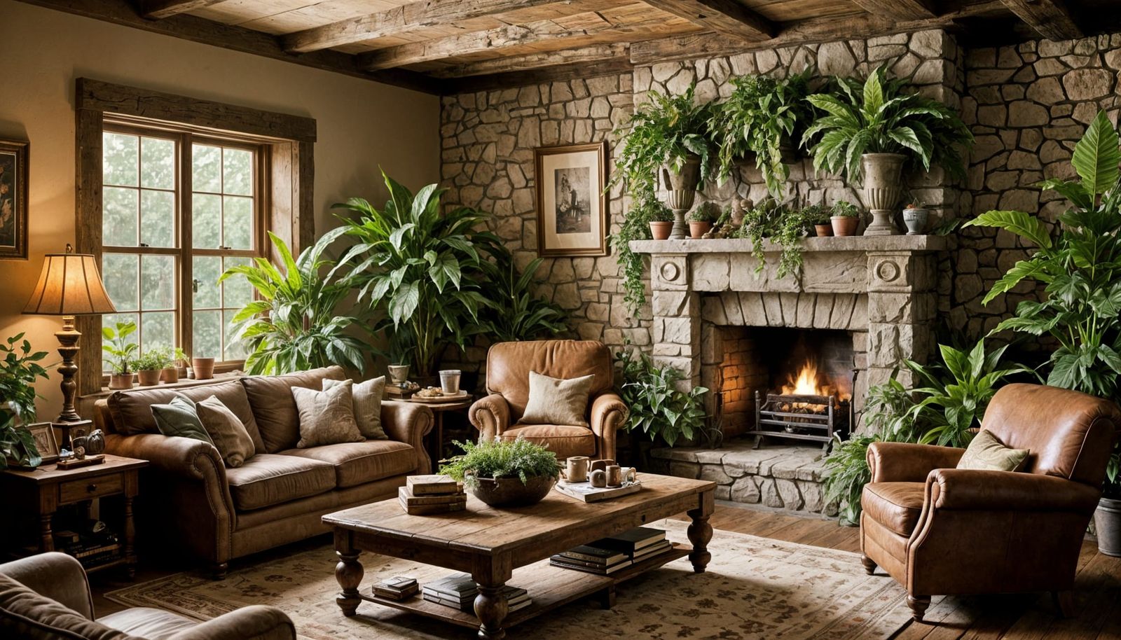 Cozy Rustic Living Room Sanctuary