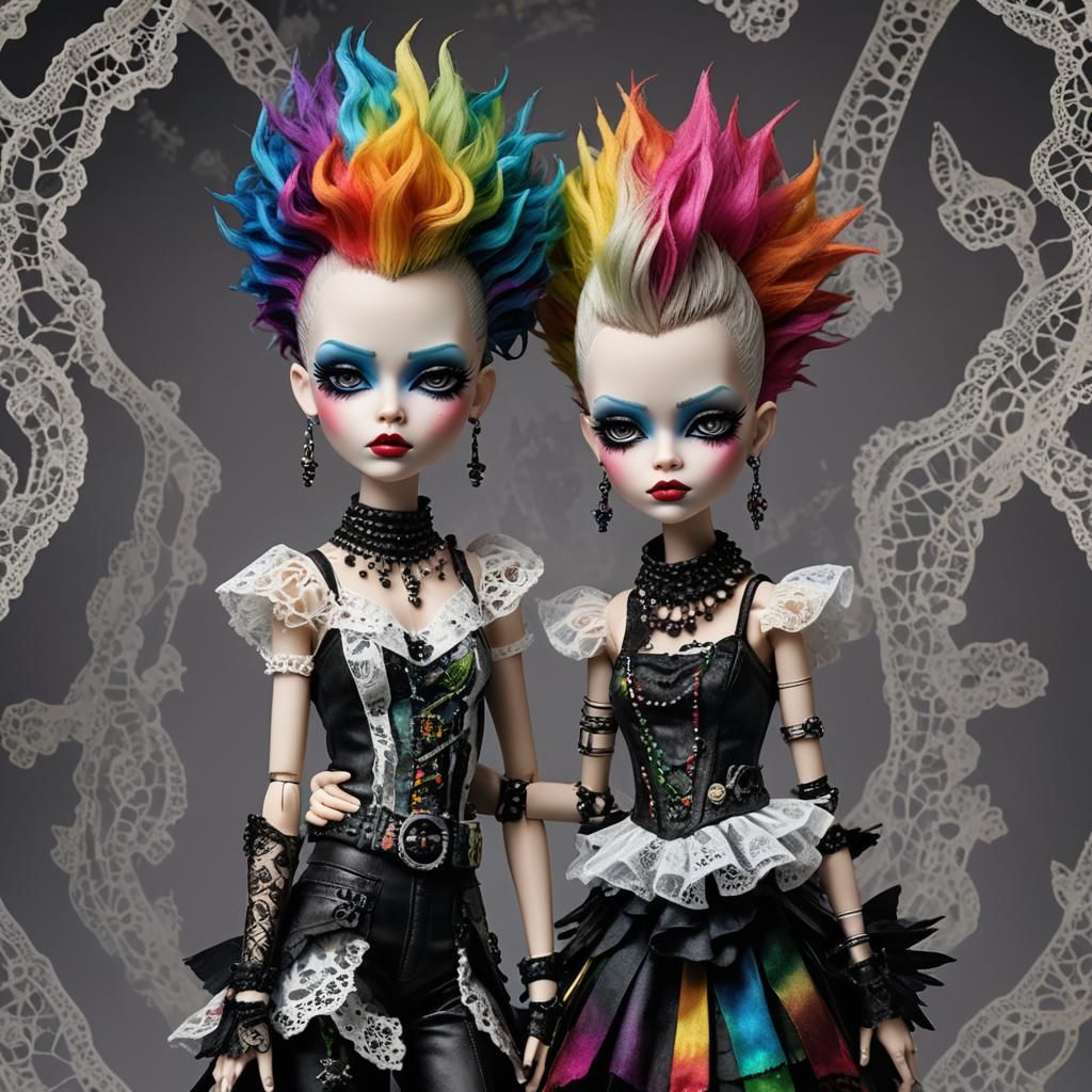 A hauntingly beautiful doll inspired by the work of the Popo...