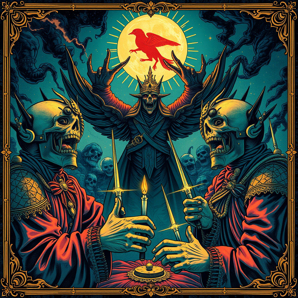 Intricate Covenant in Vintage Aesthetic