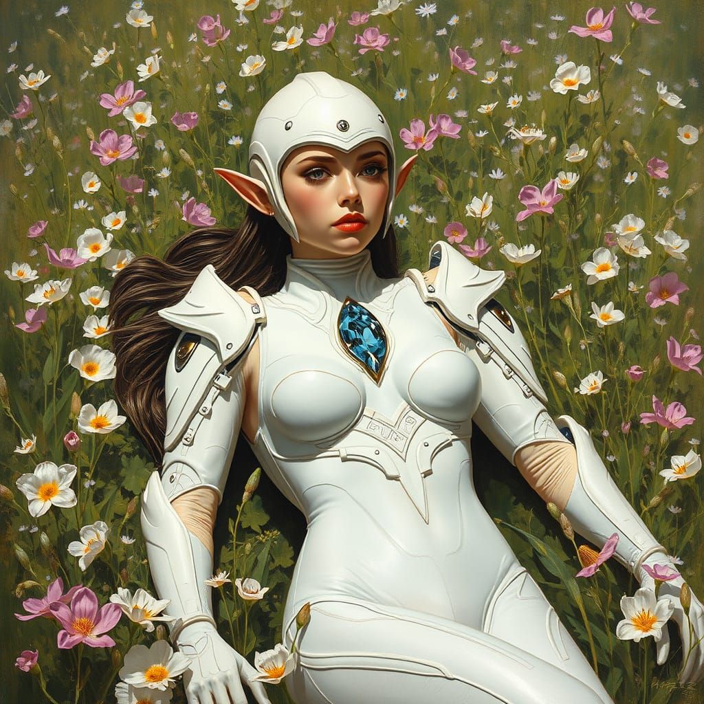 An exodite eldar, novice of a Howling Banshees, first time p...