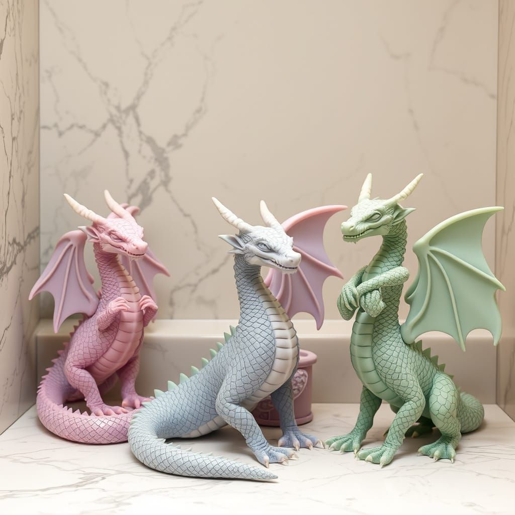 Luxurious Soap Dragons in Elegant Bathrooms