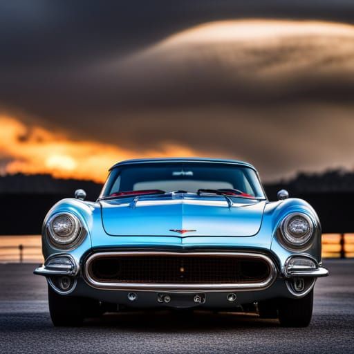 Hyperrealistic Cars in Cinematic Style