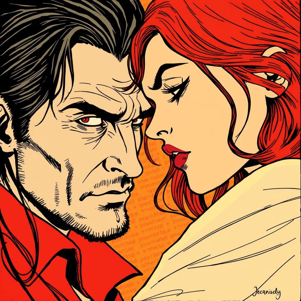 Desperate Love in an Epic Comic Scene