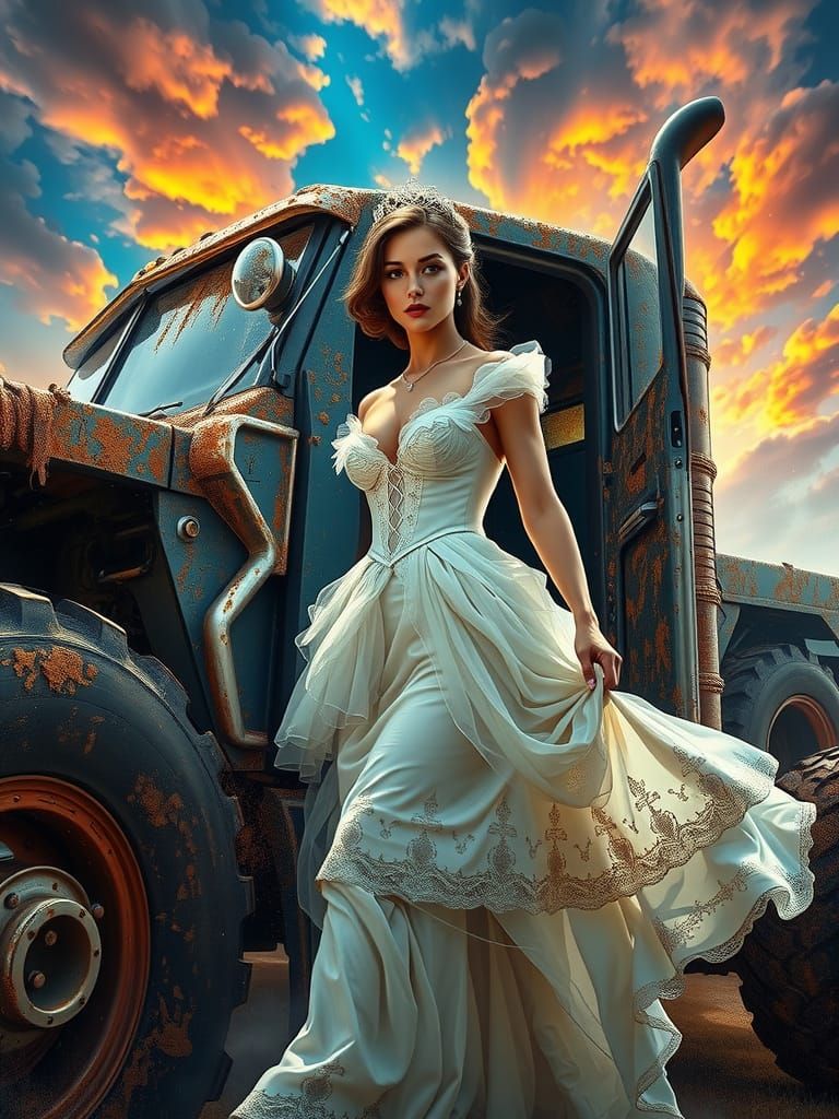 Cinderella Stepping Out: A Digital Conceptual Art Piece