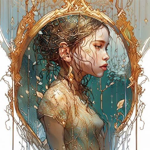 AI-Generated Cute Portrait