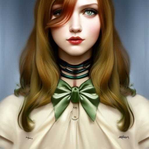 Hyperdetailed Robot Doll Portrait in 8K