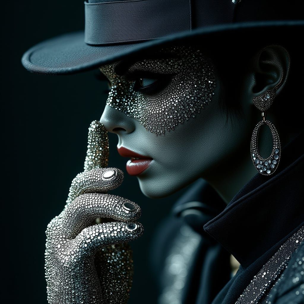 Michael Jackson Silver Wire Sculpture in Comic Book Art Styl...