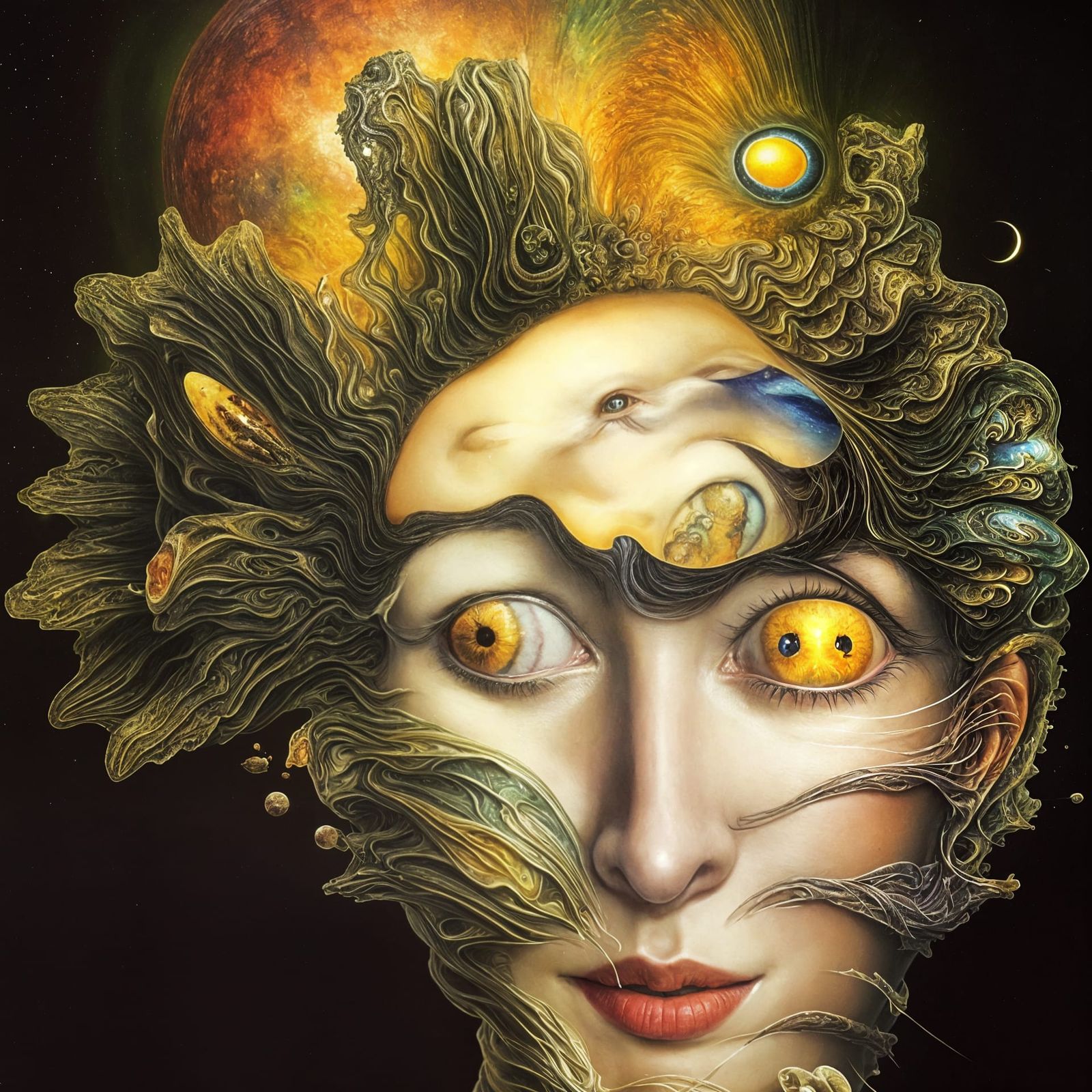 Surreal Fractal Art: Recursive Beauty and Vividness