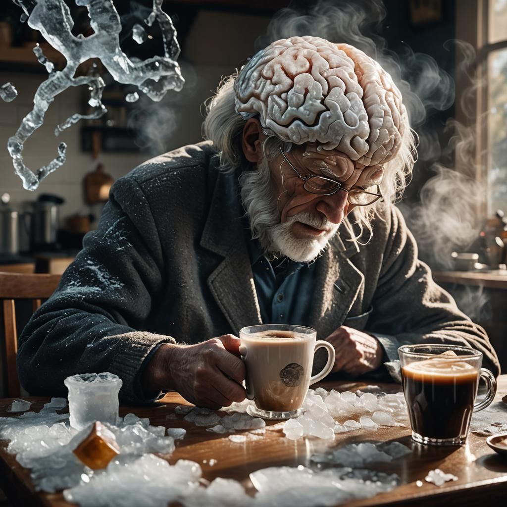 Brain Freeze: Iced Brain Magic Realism