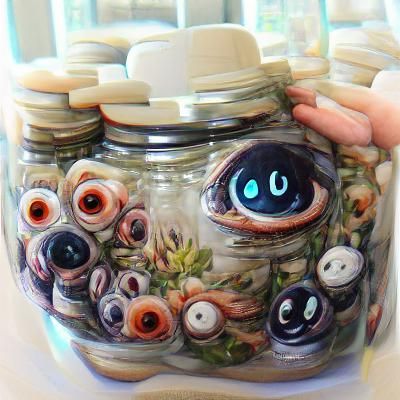 Jar Full of Eyes: An Unsettling Vision