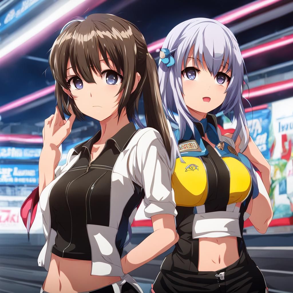 Anime Girls in Revealing Outfits