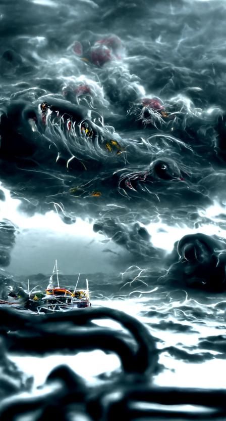 Ominous Deep Sea Monsters in Hyperrealistic 4K