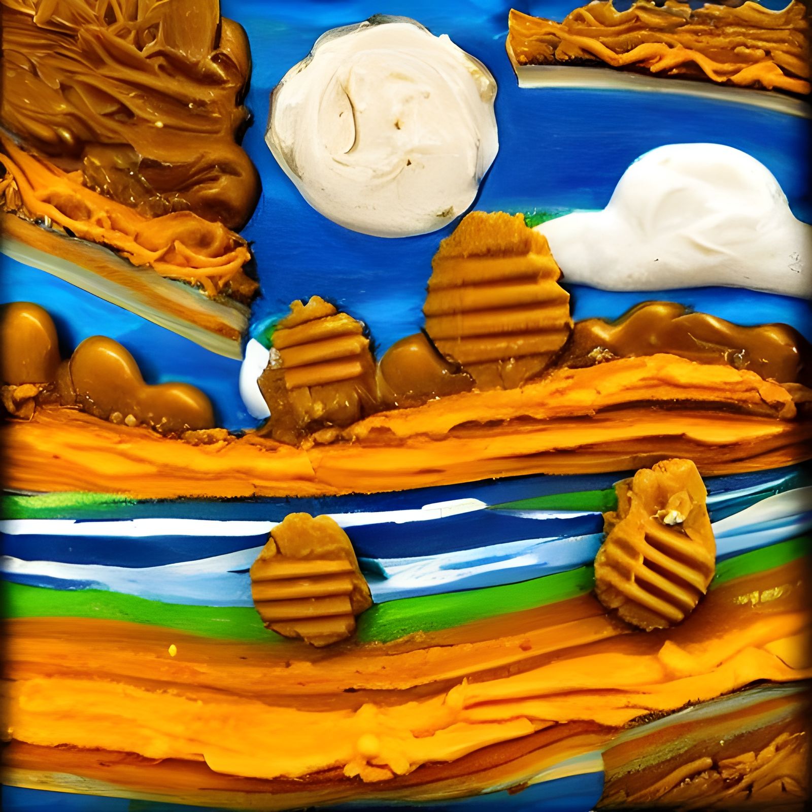 Peanut Butter Dreamscape: An AI-Generated World