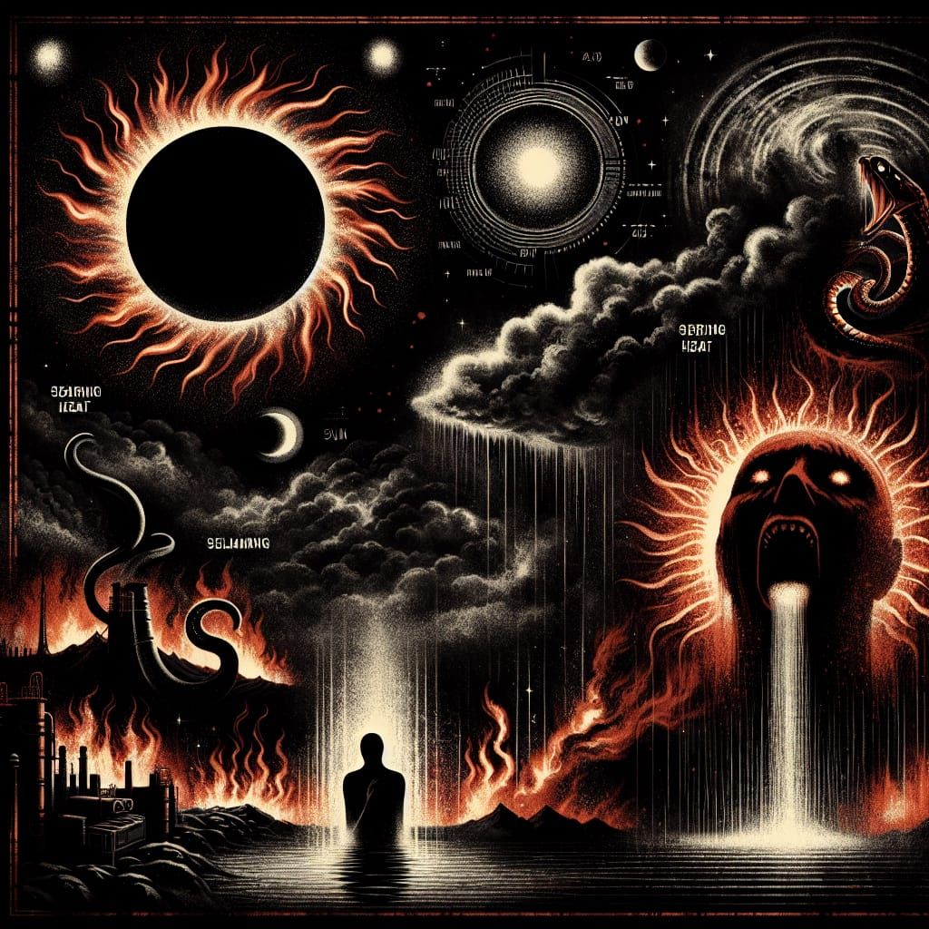 Black Hole Sun: A Visual Interpretation of Despair
