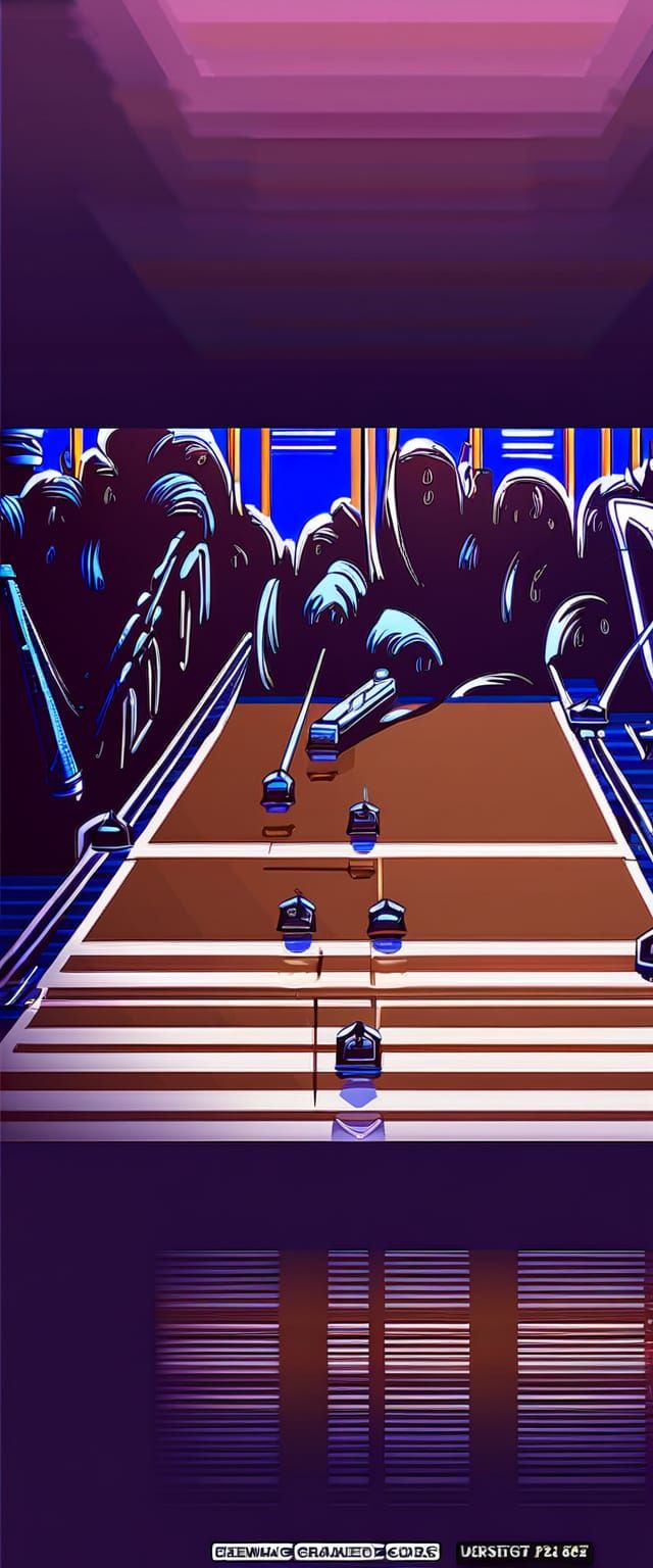 Masterful Anime Character in Dramatic Cel-Shaded Pose