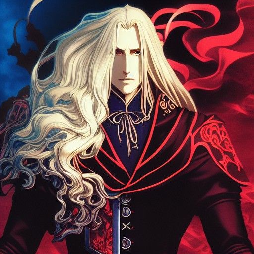 Alucard in Symphony of the Night Style