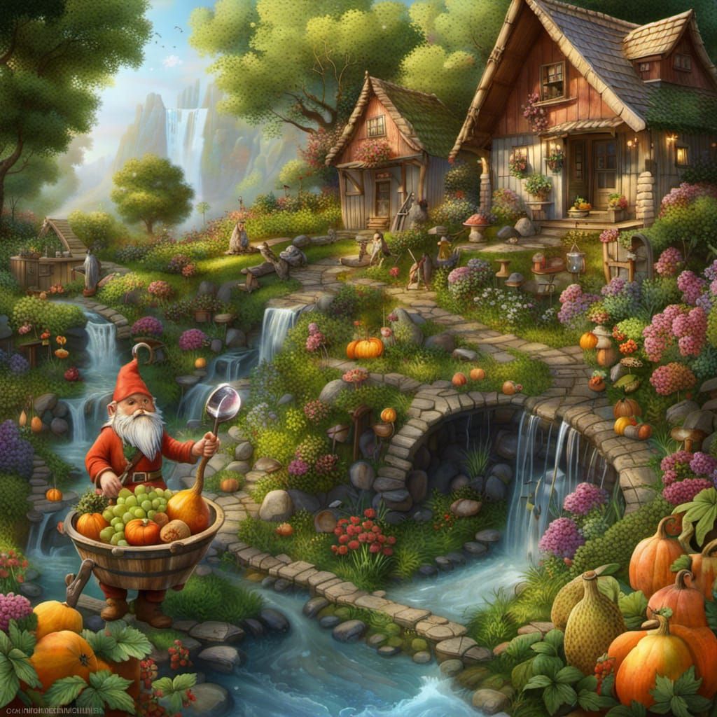 Idyllic Gnome Home in Permaculture Paradise