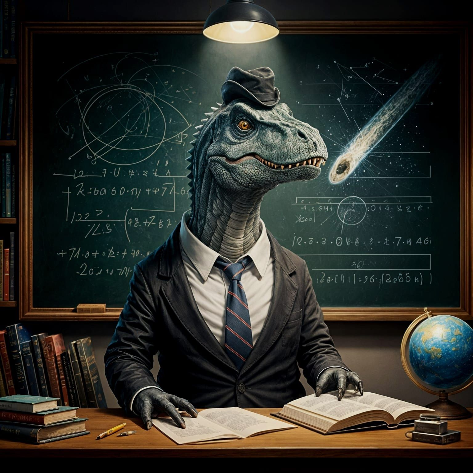 Dinosaur Professor Teaches Astronomy with Meteorite