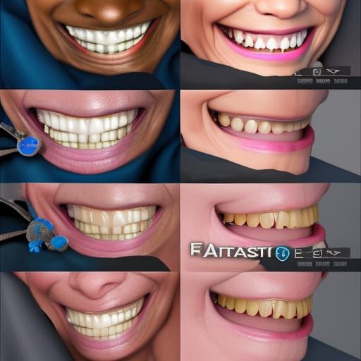 Dental Transformation: Elderly Lady's Perfect Smile