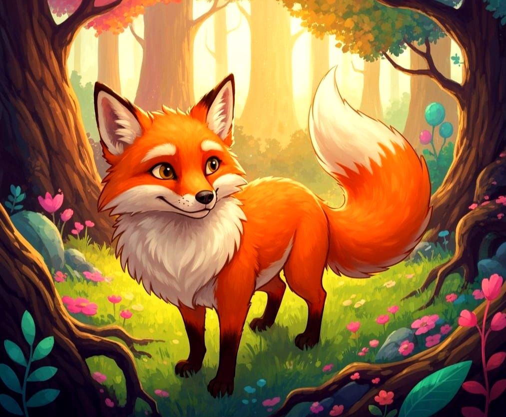 Image of a Feisty Fox