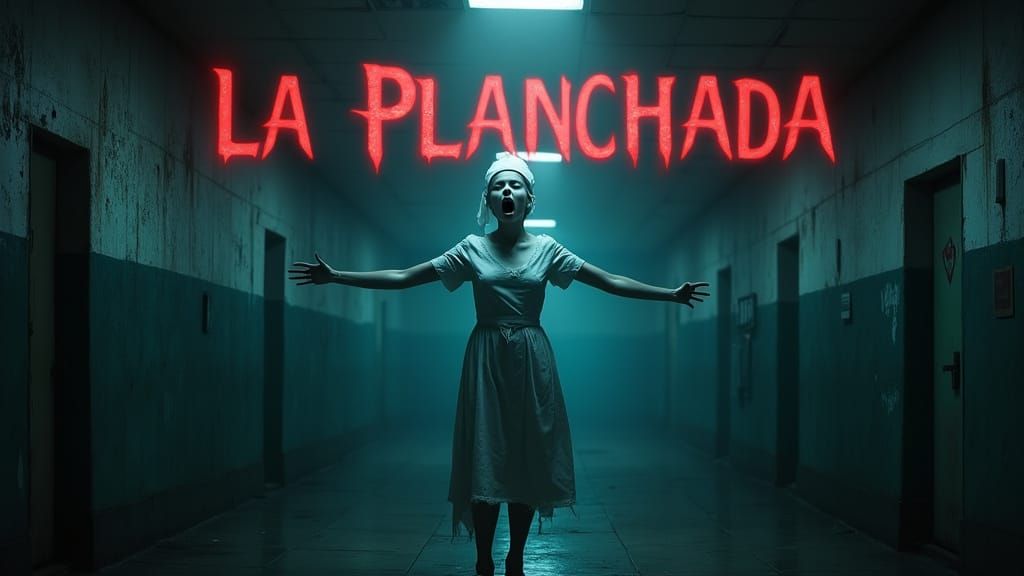 Eerie Hospital Horror in Dark, Gothic Style