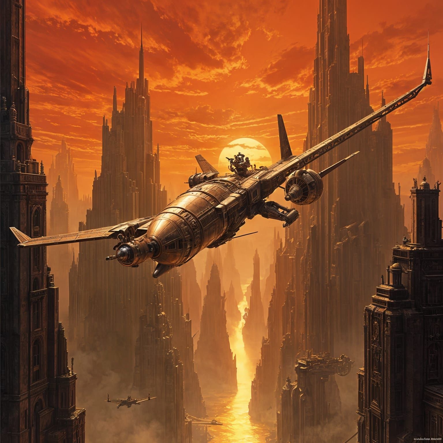 Patrolling at sunset over Section 83.