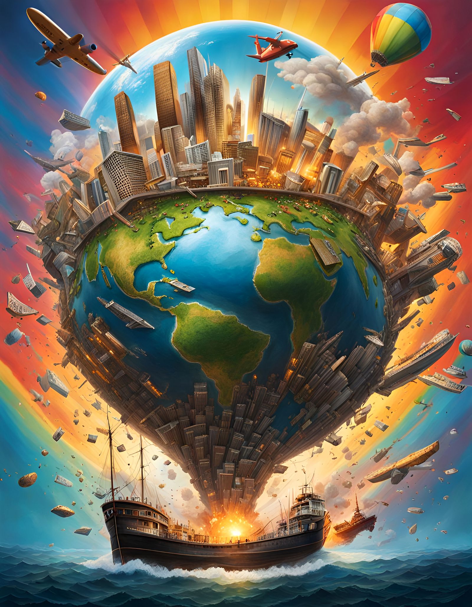 Sinister Sustainable Development Goals: Hyperrealistic Splas...