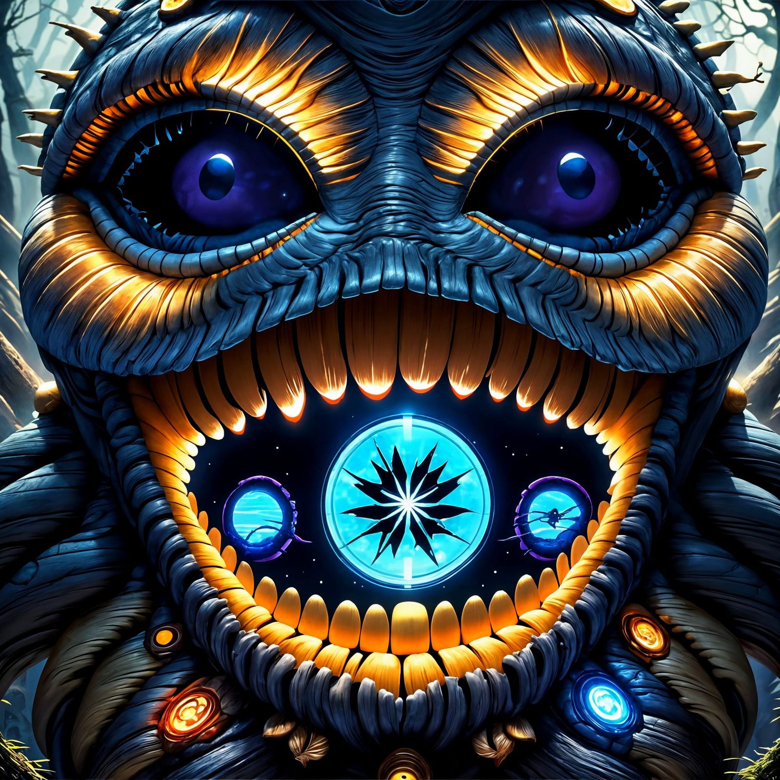 Surreal Mushroom Guardian in Mark Zug's Style