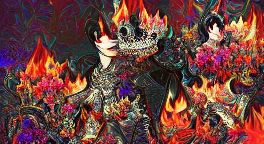 Cinder Maximalist Composition