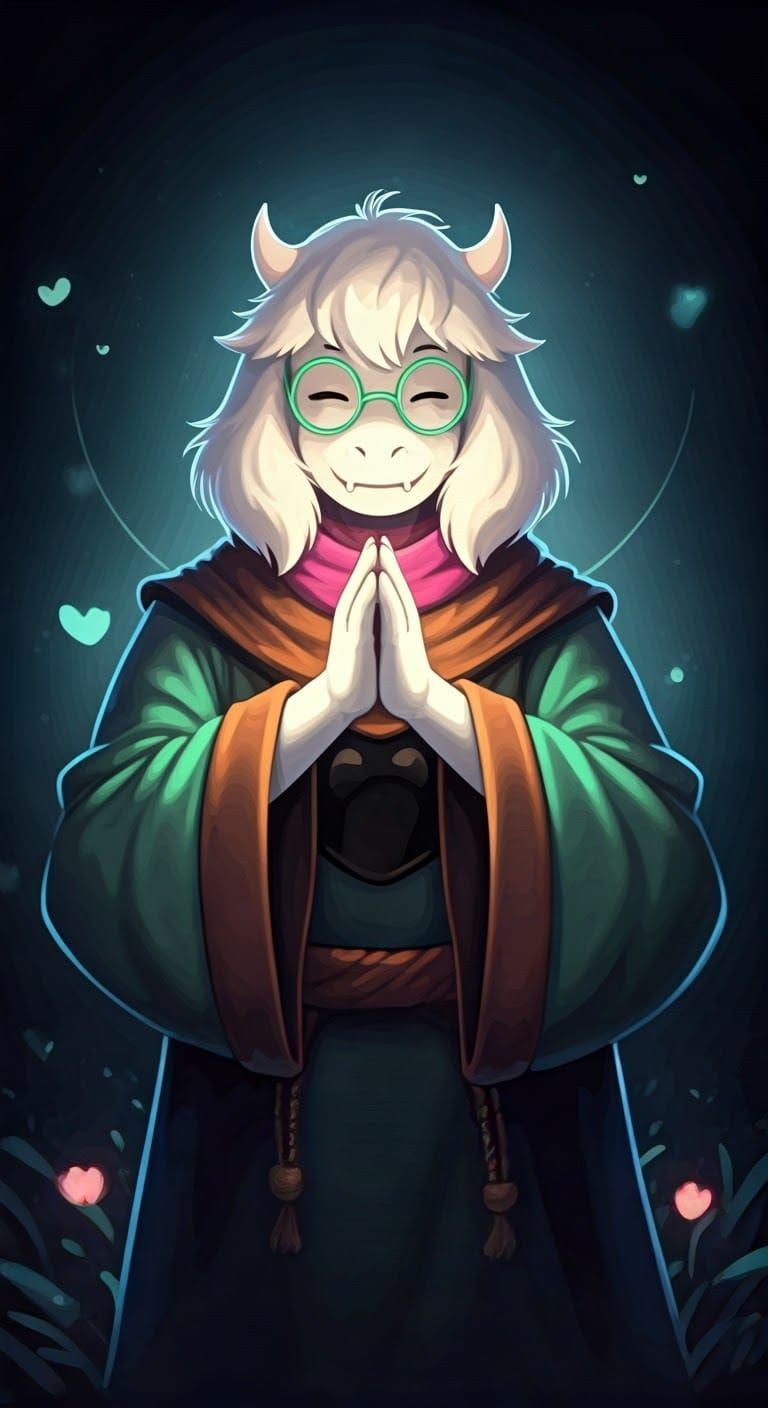 Ralsei from Deltarune: Gentle Healing Prayer