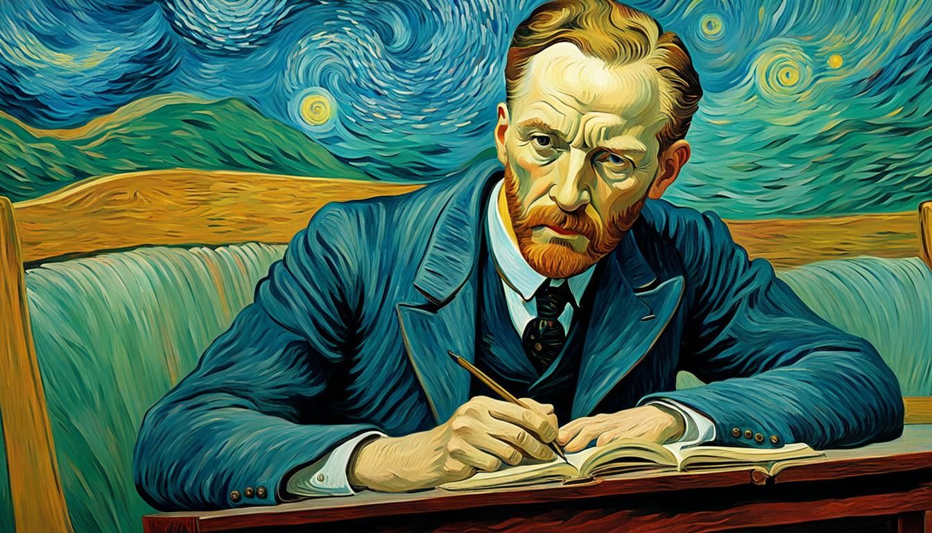 Van Gogh and Freud: Surreal Expressionist Consultation