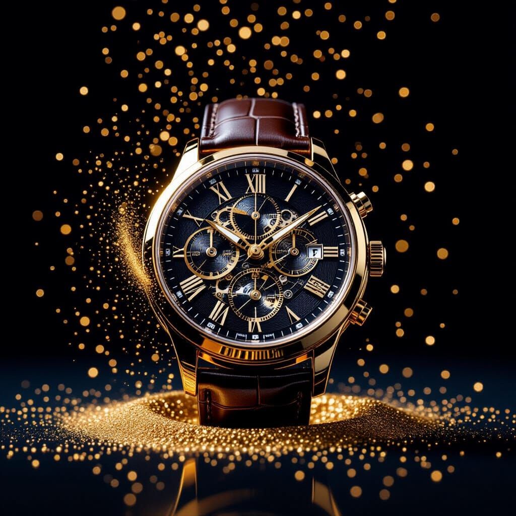 Luxury Watch Forged From Golden Dust