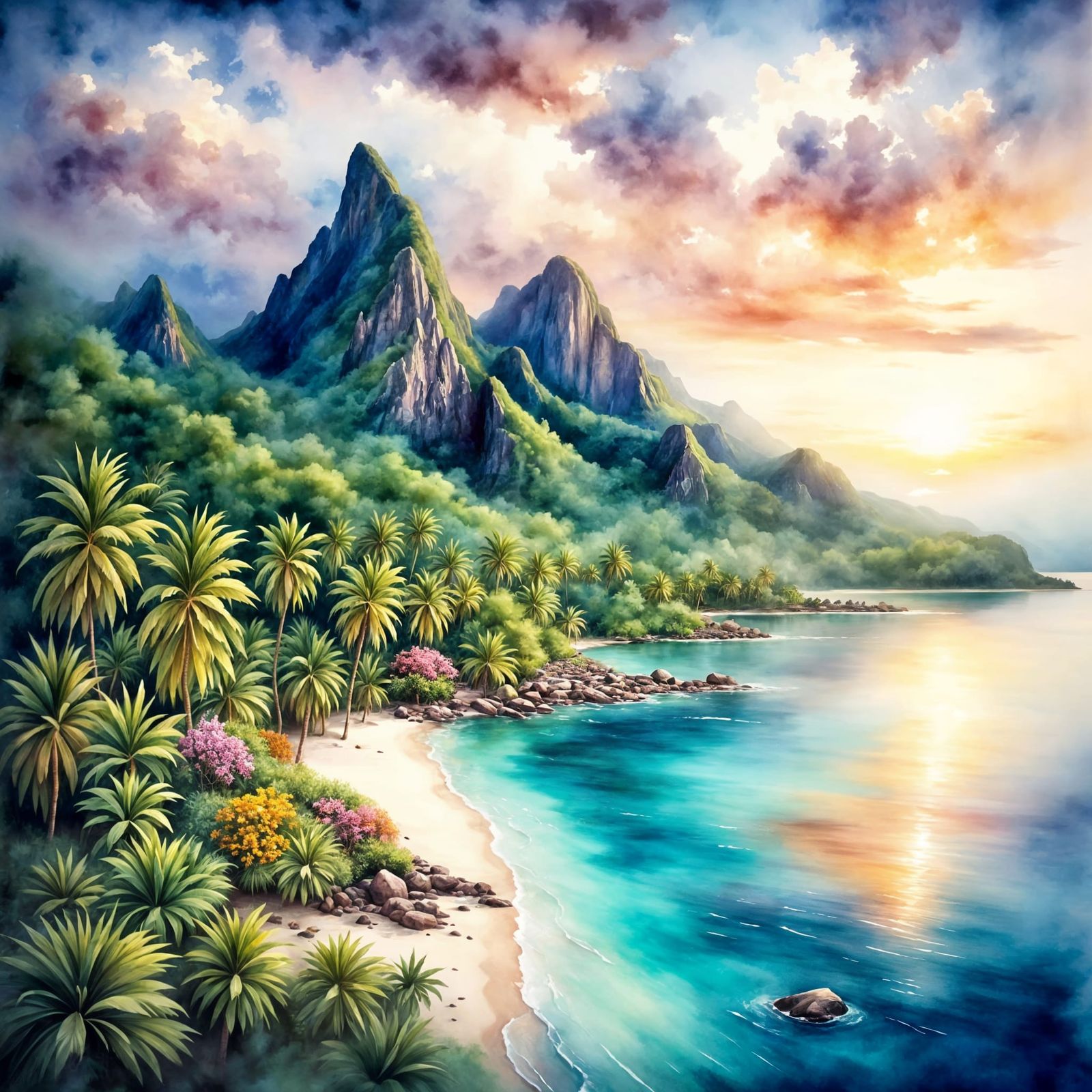 Serenely Shaded Bora Bora Haven